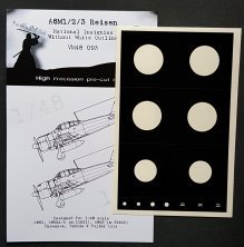1/48 Mitsubishi A6M1/A6M2/A6M3 National Insignia paint masks