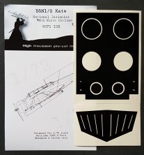 1/72 Nakajima B5N1/B5N2 Kate National Insignia white outline