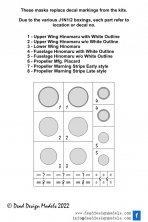 1/72 Nakajima J1N1 Gekko national insignia