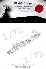 1/72 Mitsubishi Ki-67 Hiryu National Insignia & Markings masks