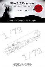 1/72 Nakajima Ki-43-I Hayabusa National Insignias for Fine Molds