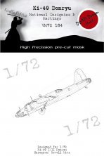 1/72 Nakajima Ki-49-I national insignia masks for Hasegawa