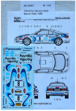 1/43 Toyota Celica 4WD  Barum Rally 1996