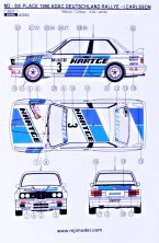 1/43 BMW M3 1990 ADAC Deutschland Rallye decal
