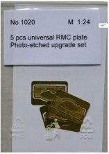 1/24 Universal Rally Monte Carlo plates (5 pcs.)