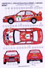 1/24 Mitsubishi Lancer Evo V Rally Australia 1998  Winfield