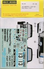 1/24 Fiat 131 ABARTH 7th RAC Rally 1977