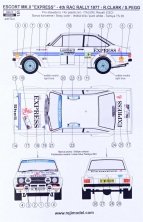 1/24 Ford Escort Mk.II  4th RAC Rally 1977