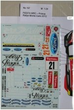 1/24 Ford Fiesta WRC (Rally Monte Carlo 2012)