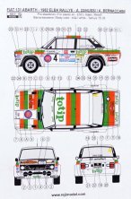 1/24 Fiat 131 Abarth TOTIP 1982 Jolly Club