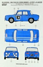 1/24 R8 Gordini winner Tour De Corse 1966