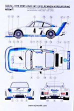 1/24 Porsche 935 K2 1978 DRM ADAC Int.Nrburgring decal