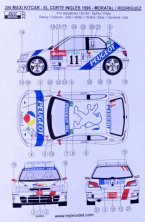 1/24 Peuegot 306 Maxi Kit Car El Corte Ingls 1996 decal