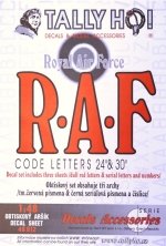 1/48 RAF Code Letters Red serial nunmber