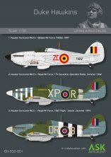 1/32 Belgian and English Hurricanes decal set