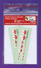 Different scales Soviet Forces in Germany vehicle markings decal