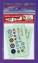 1/144 Supermarine Spitfire roundels & fin flashes, Pt.2, 2 sets