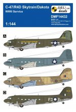 Douglas C-47/R4D Skytrain/Dakota WWII Service for 1/144