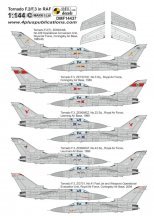 1/144 Decals Tornado F.2/F.3 RAF for Revell/Dragon