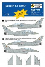1/72 Decals Typhoon T.3 in RAF