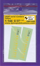 1/144 Decals USAF serial numbers  Yellow
