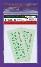 1/144 Luftwaffe Code Letters Green