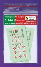 1/144 Decals Portuguese AF Insignia 2 sets
