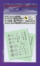 1/144 Rcaf Low-vis Insignia, 2 sets