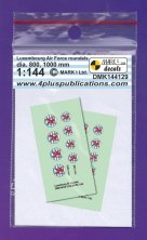 D�calcomanies Roundels Force A�rienne Luxembourg 1/144