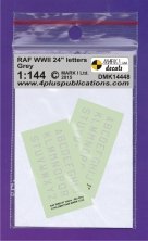 1/144 Decals RAF WWII 24 Grey letters