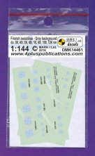 1/144 Finnish Swastikas, Grey background , 2 sets