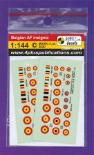 1/144 Decals Belgian AF insignia