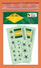 1/72 Decals Brazilian AF Insignia 2 sets