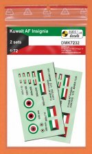 1/72 Kuwait Af Insignia, 2 sets