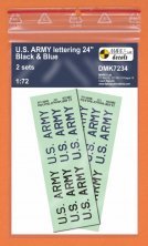 D�calcomanies US Army Lettering 1/72 - 2 sets
