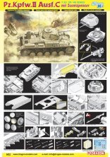 1/35 Cyber Hobby Pz.Kpfw.II Ausf. C mit Zusatzpanzer