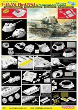 1/35 T-34/76 Model 1943 With Commander Cupola