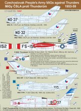 1/72 Czechoslovak Peoples Army MiGs against Thunders