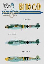 Eagle Cal 1/48 Messerschmitt Bf-110C/D Décals Pt.1 Eagle Cal 1/48 Messerschmitt Bf-110C/D Décals Pt.1
