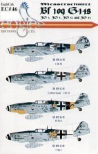 Eagle Cal 1/72 Décalcomanies Messerschmitt Bf-109G-14 Eagle Cal 1/72 Décalcomanies Messerschmitt Bf-109G-14