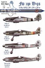 Eagle Cal Décals Focke-Wulf Fw-190D-9 1/72 Eagle Cal Décals Focke-Wulf Fw-190D-9 1/72