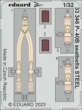 1/32 P-40B seatbelts STEEL