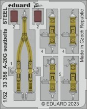 1/32 A-20G seatbelts STEEL