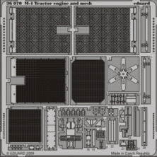 1/35 SET M-4 Tractor engine and mesh (HOBBYB)