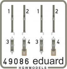 1/48 Seatbelts USN WWII green SUPERFABRIC