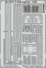 1/48 SET F-22A interior