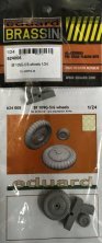 Eduard Brassin Roues Bf 109G-5/6 1/24 pour Airfix