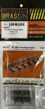 Eduard Brassin Echappements Bf 109G-5/6 1/24 pour Airfix
