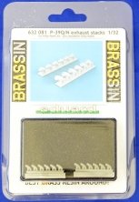 BRASSIN 1/32 P-39Q/N exhaust stacks