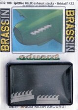 BRASSIN 1/32 Spitfire Mk.IX exh.stack  fishtail